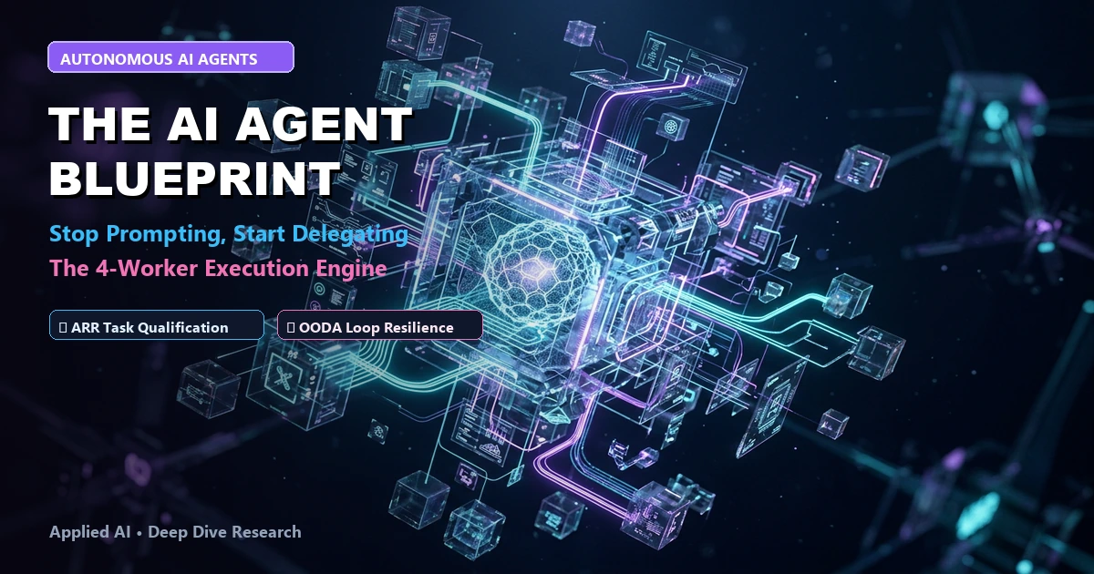 Cover image for "The AI Agent Blueprint: Beyond Chatbots to Autonomous Action"