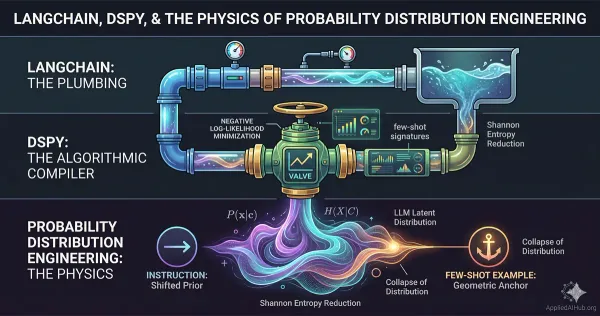 Cover image for "LangChain, DSPy, and the Physics of Probability Engineering" — LangChain, DSPy guide | Applied AI Hub