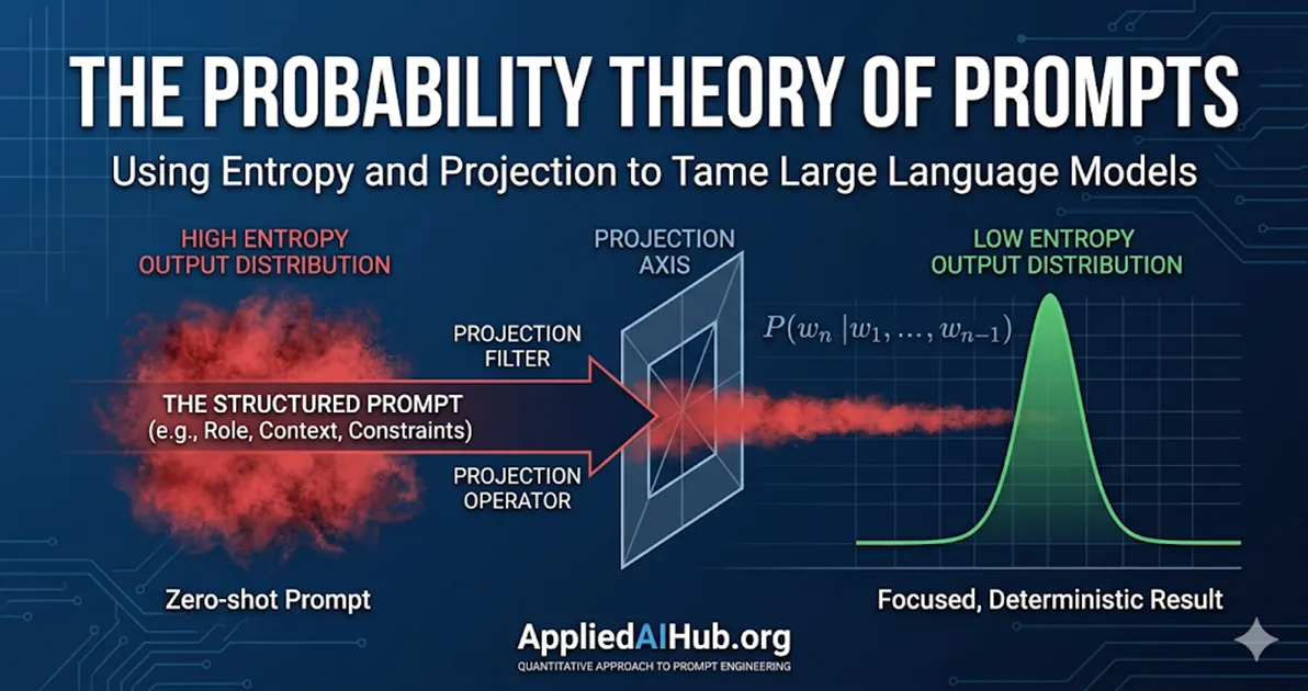 Cover image for "The Probability Theory of Prompts: How Context Shapes LLM Output"