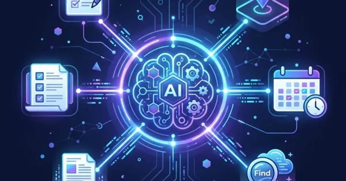 Illustration for "Your AI Can Do More Than Talk — Here's How to Make It Actually Work for You" — a guide on agentic AI and AI agents | Applied AI Hub