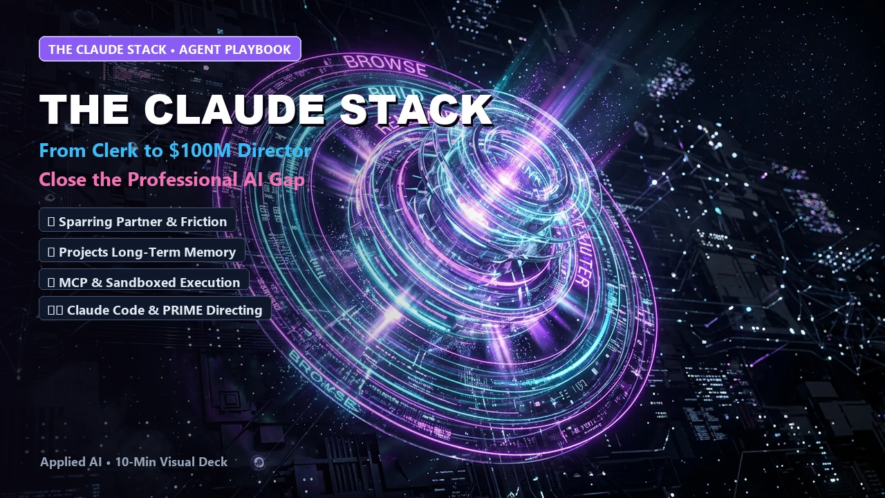 The Claude Stack: How Elite Operators Direct AI Thumbnail